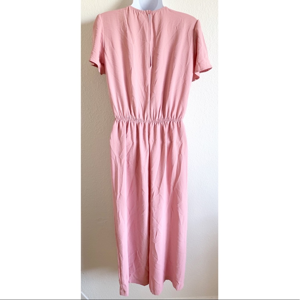 Potter’s pot | mauve pink ruched jumpsuit - Picture 3 of 7